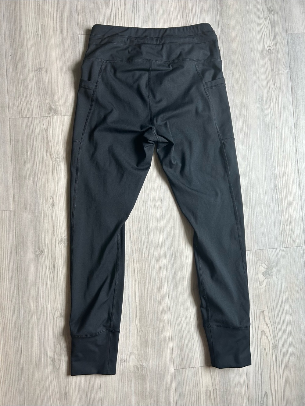 Yogalicious Black Zip-Front Active Pullover and Pants Set - Picture 5 of 6